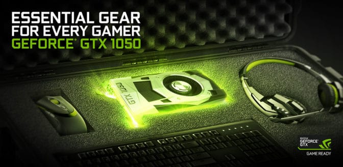 すべてのゲーマーに不可欠なアクセサリ GeForce GTX 1050 の画像